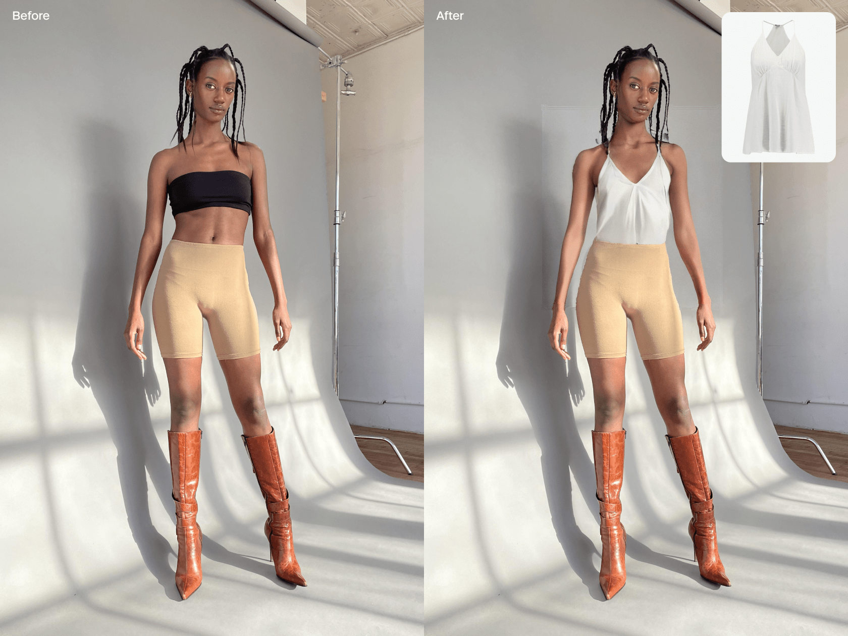 电商服装品牌AI模特图